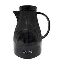 Garrafa Térmica 1L - Preta - (Com Ampola De Vidro) - Zahav