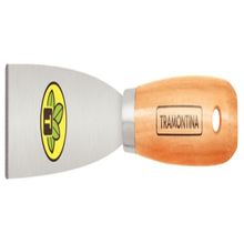 Espatula Rigida 4Cm Com Cabo Madeira Tramontina