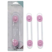 Trava Gaveta Rosa 2 Peças Western