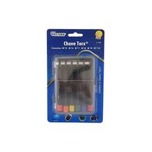 Chave Torx T5 A T10 6 Peças Western