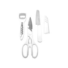 Culinario com Tesoura Branco Jogo 3 Peças Western Home