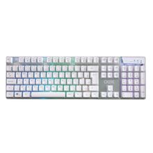 Teclado Gamer Prismatic OEX Branco