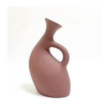 Vaso Marrom Ceramica Adely