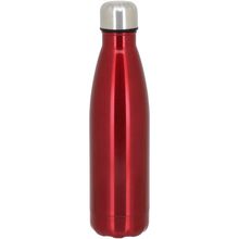 Garrafa Térmica 27X7X7 cm 500ml Inox Vermelho Parede Dupla Mijia