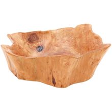 Centro Mesa Madeira Natural Wood 19X45X32Cm