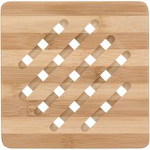 Descanso Panela 1X18X18 cm Bambu Natural Quadrado Table