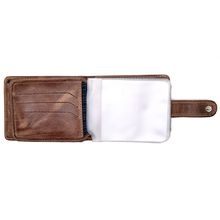 Carteira de Couro Hendy Bag Maior com porta-cheque Caramelo Estonado