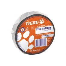 Fita Isolante Tigre Uso Geral 18Mmx10M c/10pçs