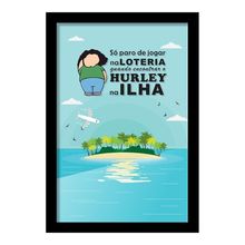 Quadro Porta Bilhete de Loteria HURLEY