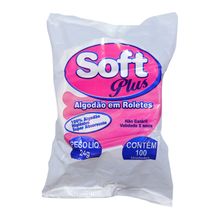 Algodão Rolete com 100 24gr - Soft Plus