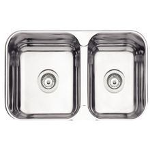 Cuba Isis Inox Polido 69x40 com 2 Cubas Tramontina