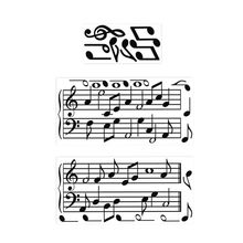 Adesivo de Parede 3D Adesif Notas Musicais