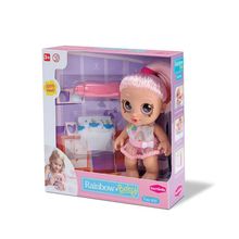 Boneca Rainbow Baby Faz Xixi 817 - Babmbola