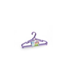 Conjunto Kit 3 Cabides Infantil Sortidos Colorido Plástico