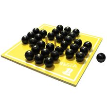 Jogo Resta Um em Madeira - 2336 - Colorido - Maninho Artesanatos