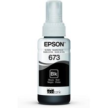Refil Tinta Epson T673 Original L800 L805 L850 - Preto
