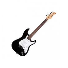 Guitarra Elétrica Preta e Branca
