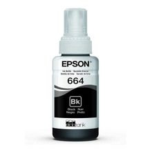 Refil Tinta Epson T664 Original L110 L200 L210 L355 L455 - Preto