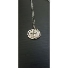 Corrente Medalha das Duas Cruzes em Inox