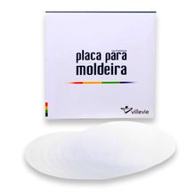 Placa Eve Soft para Moldeira Redonda 1mm com 10 unid. - Villevie