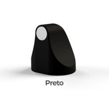 Prendedor Fixador Trava Porta Comfort Door Magnetico Adesivo Preto Fosco