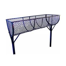 Lixeira de Rua Modelo Tela Moeda Dupla de 100cm