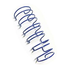 Wire-o Garra Duplo Anel 7/8" para 180 fls Carta 2x1 Azul 50 und