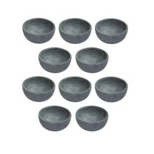 Kit 10 Cumbuca Pedra Sabão Tigela Bowl Para Caldo Sopa 300ml