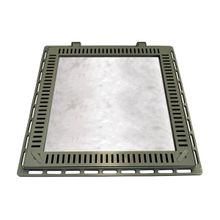 Tampa Casa Máquina Piscina Rebaixada Art Grelha 80x80cm B1