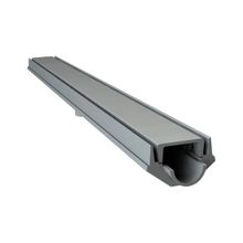 Grelha Invisível Oculta Caixa Coletora Cinza Piscina 100x8cm