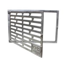 Frente Protetora Hidrômetro Articulada Porta Cadeado 60x40cm