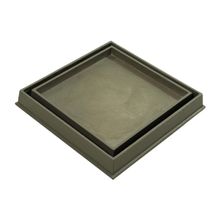 Ralo Invisível Rebaixado Adaptado Caixa Sifonada Bege 18cm