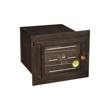 Forno em Ferro Fogão a Lenha Médio Porta Vidro 50x42x35cm