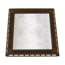 Tampa Casa Máquina Piscina Rebaixada Simples Grelha 80x80 M