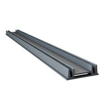 Grelha Invisível Oculta Rebaixada com Caixilho Cinza 100x8cm