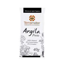 Terramater Máscara de Argila Preta Orgânica 40g