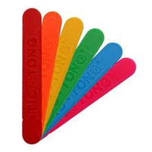 Abaixador De Língua Infantil Colorido - Tic Tong Pct C/ 40