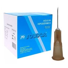 Agulha Hipodérmica Caixa c/ 100 unidades - Solidor