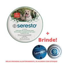 Coleira Antipulgas Seresto Ate 8Kg - Elanco