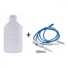 Kit Equipo Nutrição Enteral + Frasco Nutrição 500 Ml - 10 Un