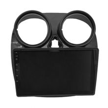 Moldura 9" Flutuante Fiat Novo Palio Attractive 12/17 Grand Siena 21 Black Piano (Chinês) - (5857)