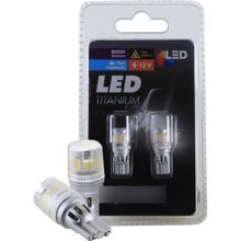 Par Lâmpada Led Titanium T10 Pingão 13 Leds Shocklight - (SLL-1210T)