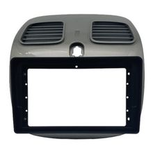 Moldura 9" Flutuante Fiat Grand Siena 12/21 Palio Sport 12/17 Grafite Esc. Brilhante (Chi) - (5853)