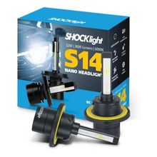 Par Lâmpada Shocklight Super LED S14 Nano H13 32W 6000K 3600 Lumens - (SLL-140013)