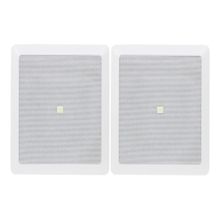 Par de Caixas de Som Arandela JBL 6FR1Q Quadrada Branca - 50 Watts RMS