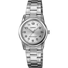 Relógio Casio Feminino Ref: Ltp-V001d-7budf Clássico Prateado