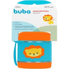 Pote térmico Animal Fun Leão - Buba
