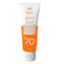 Darrow Actine Colors Protetor Solar Pele Clara FPS 70 Toque Seco 40g