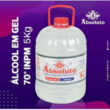ÁLCOOL 70% GALÃO 5KG ABSOLUTO