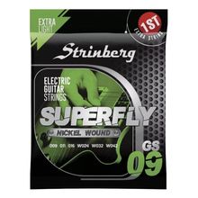 Encordoamento Strinberg Para Guitarra GS09 - 6 Cordas